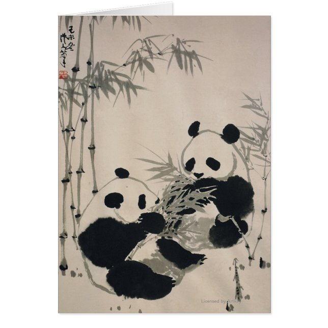 Dos pandas (Frente)