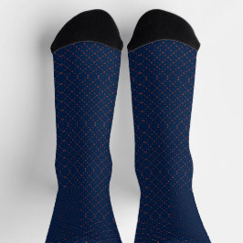 Dos pares de calcetines de color azul marino con d