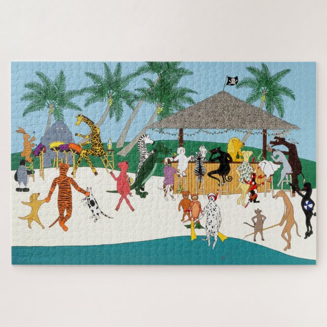 Dos partes Rum Jigsaw Puzzle (Horizontal)