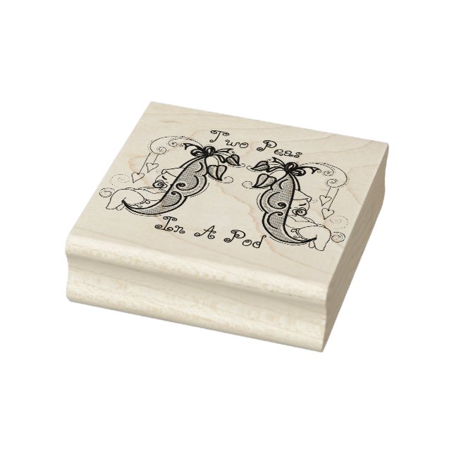 Dos Peas En Un Sello De Pod (Sello)