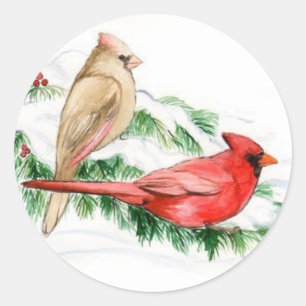 Dos pegatinas del arte del pájaro de los