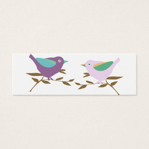 Dos pequeñas aves