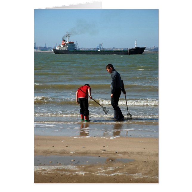 Dos pescadores pequeños (Frente)