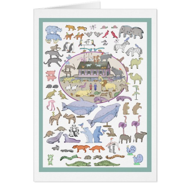 Dos por dos - Juego de juegos artísticos de Noah (Frente)