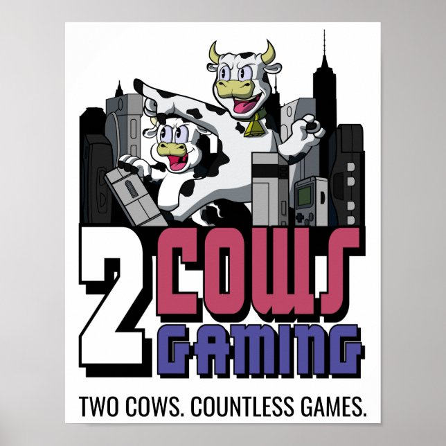 Dos Posters de juegos de vacas (Frente)