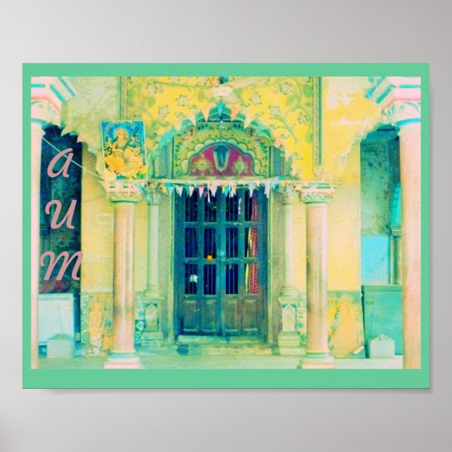 Dos posters del 'templo de saraswati' (Frente)