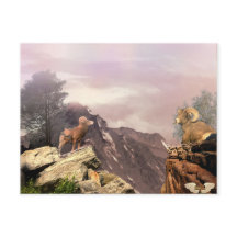 Dos Rams en la postal del país alto