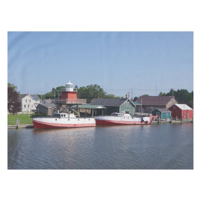 Dos ríos, manteles de Wisconsin (Frente (Horizontal))