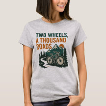 Dos Ruedas, Mil Carreteras Camiseta