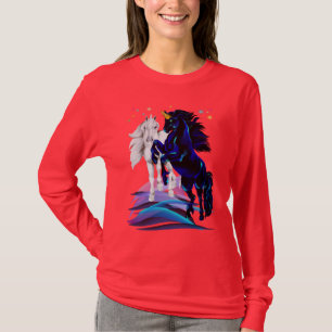 Dos sementales del unicornio y camisetas de BG