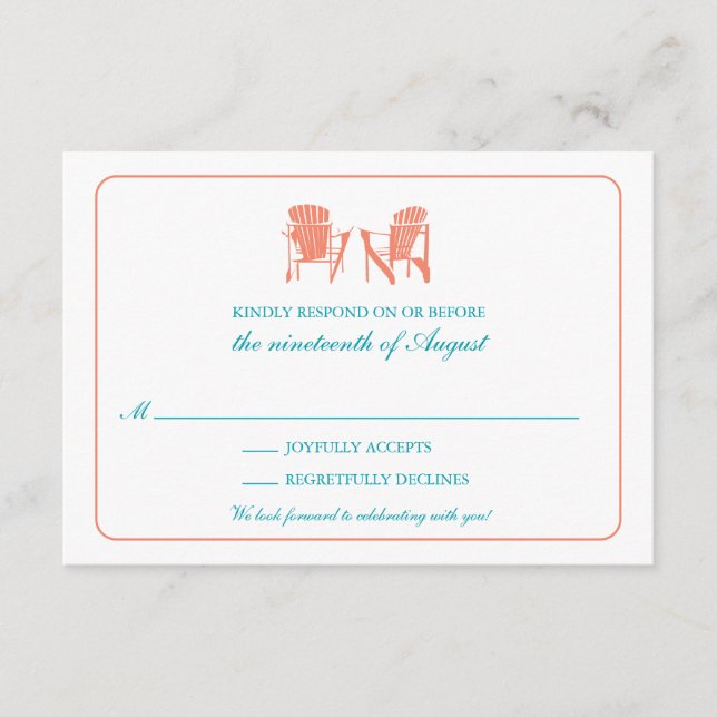 Dos Sillas Adirondack RSVP (Anverso)