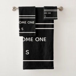 Dos simples se convierten en un monograma blanco y