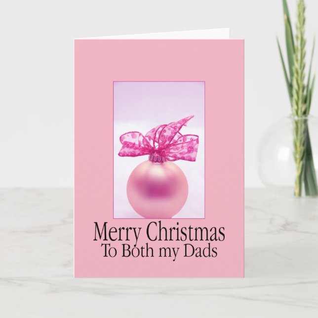 Dos tarjetas Dads Merry Christmas (Anverso)