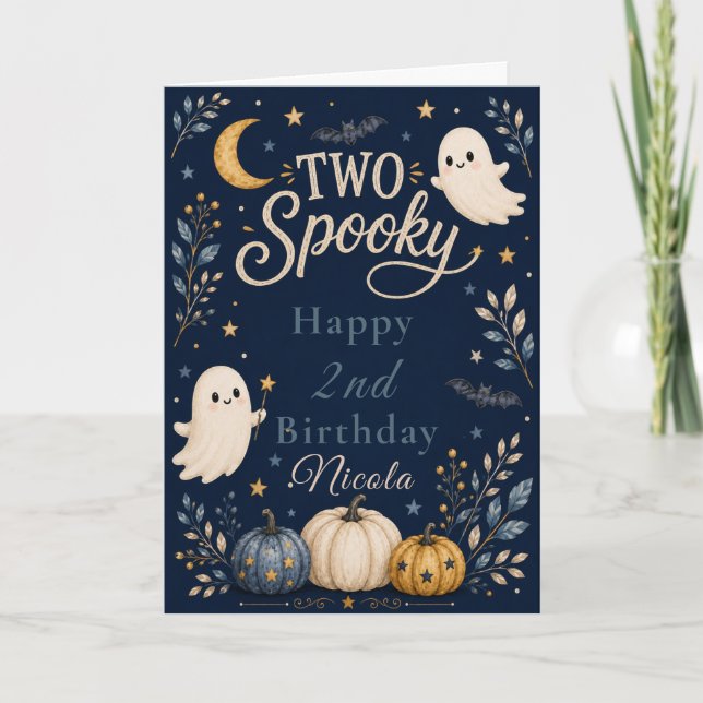 Dos Tarjetas de Cumpleaños Espeluznantes (Anverso)