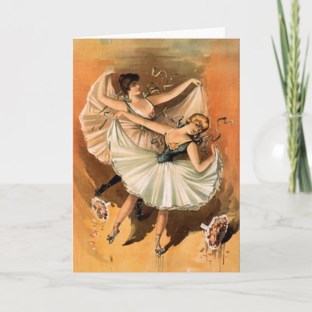 Dos tarjetas de felicitación Ballerinas (Anverso)