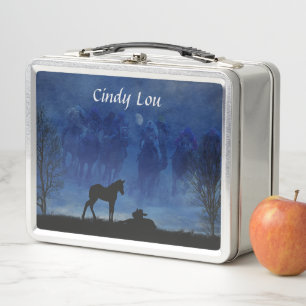 Dos Thoroughbred Racehorse Fool Lunch Box