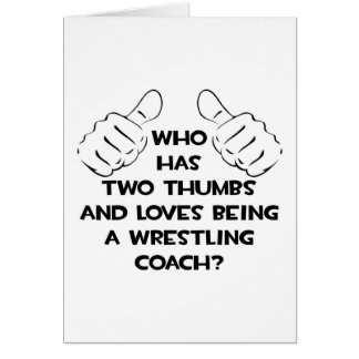 Dos Thumbs.. Entrenador de lucha libre