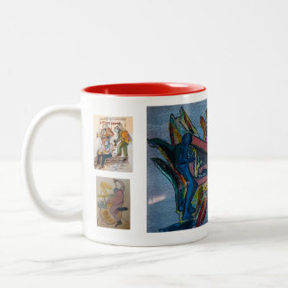 Dos tonos de once onzas de taza de café