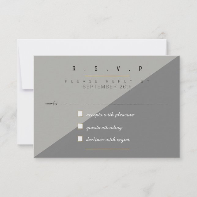 dos tonos grises de rsvp (Anverso)