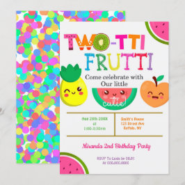 Dos tti Frutti, segunda fiesta de cumpleaños Chica