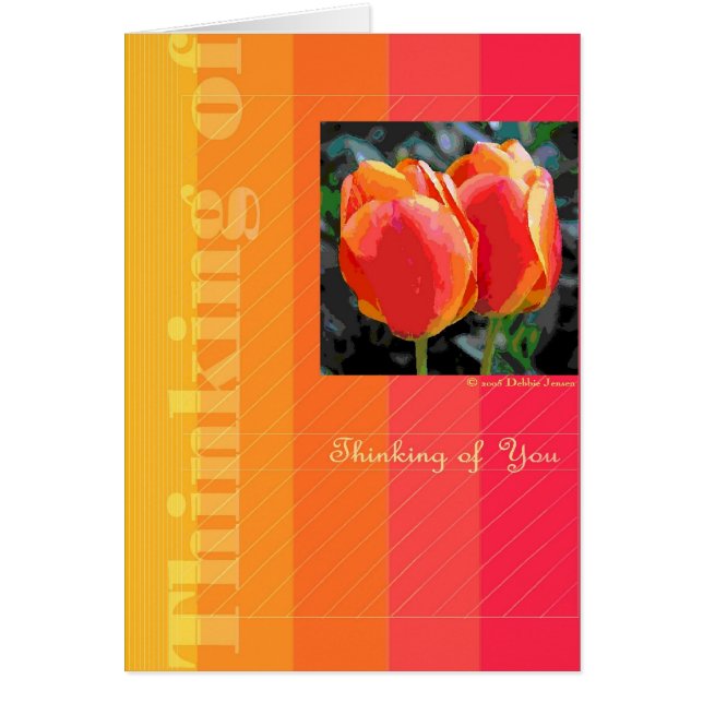 Dos tulipanes de Debbie Jensen (Frente)