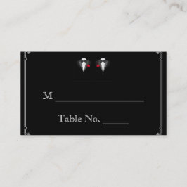 Dos Tuxedos con tarjetas Red Rose Gay Boda Place