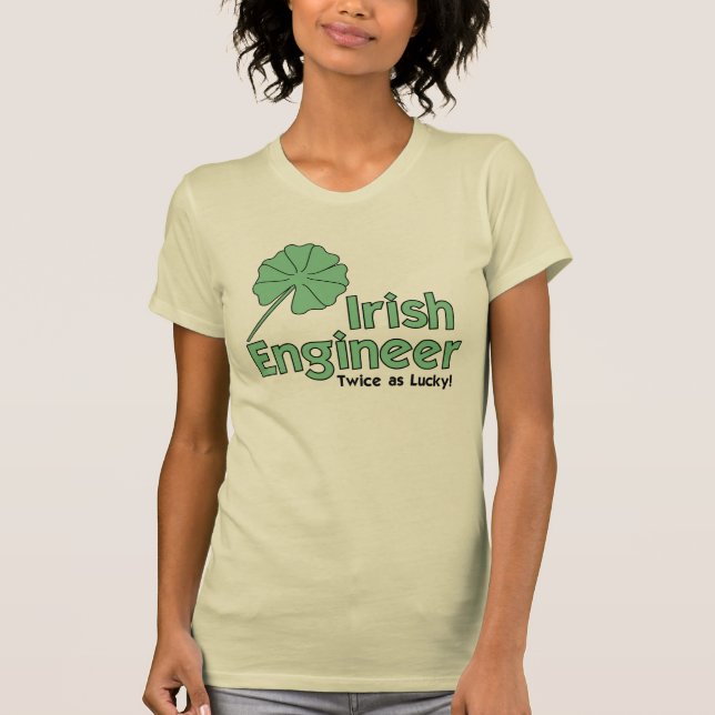 Dos Veces Como Camiseta Afortunada (Anverso)