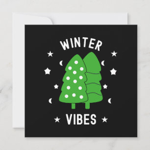 Dos vibraciones de invierno de árboles