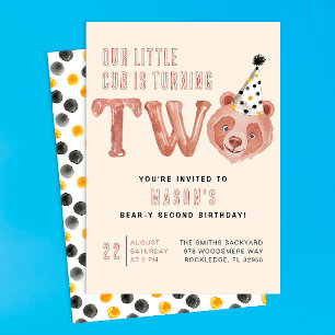 Dos y dos veces como una invitación a cumplir dos