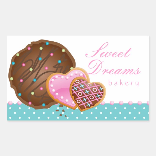 Dosis de hielo de Pegatina de panadería de chocola (Anverso)