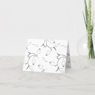 Dot, Gray Goose plegado tarjeta de agradecimiento