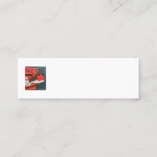 Dotty Robin Mini tarjeta de visita