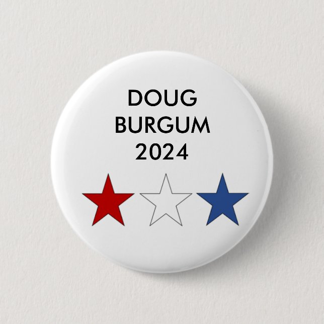 Doug Burgum para el botón Presidente 2024 (Anverso)