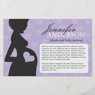Doula, Comadrona, Belly Casting Flyer