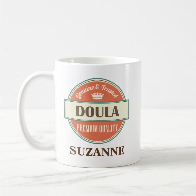 Doula personalizó el regalo de la taza de la (Izquierda)