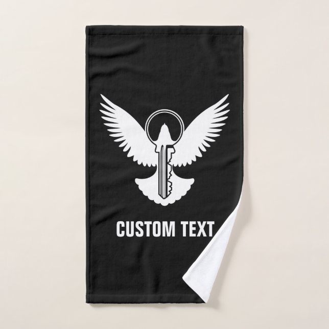 Dove con clave (Toalla de mano)