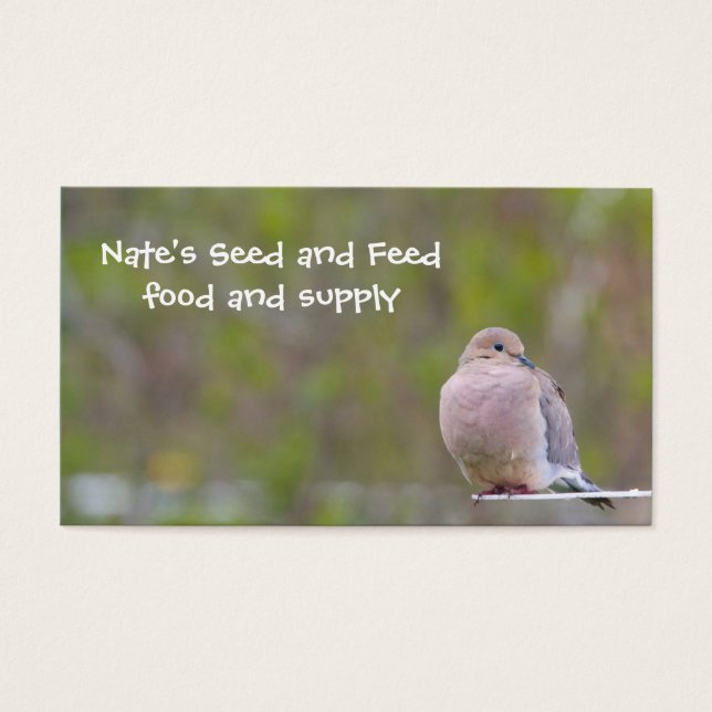 Dove de duelo (Frente)