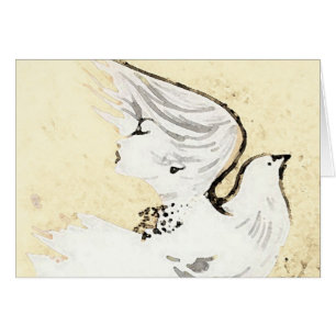 Dove de una mujer ~ Tarjeta / Invitaciones