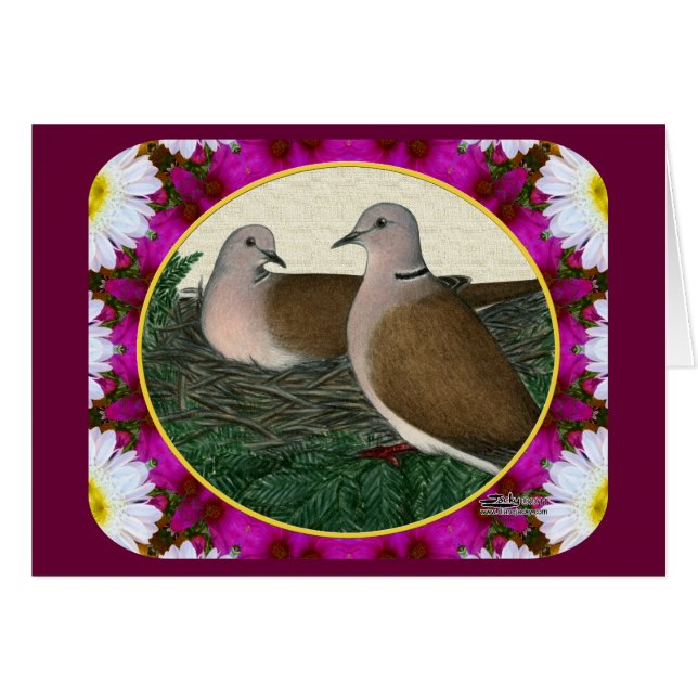 Dove Nest y Flowers (Anverso (Horizontal))