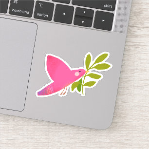 DOVE, PEGATINA SÍMBOLO DE PAZ