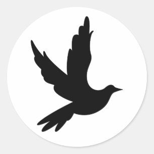 Dove Silhouette Pegatina