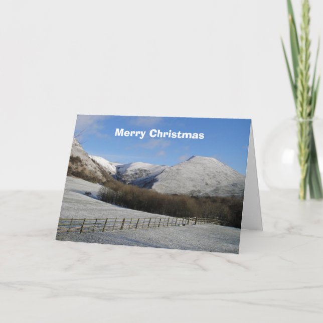 Dovedale en tarjeta de la nieve (Anverso)