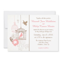 Doves y jaulas - Invitación a la boda