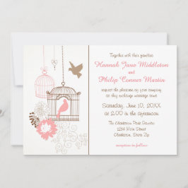 Doves y jaulas - Invitación a la boda