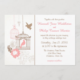 Doves y jaulas - Invitación a la boda