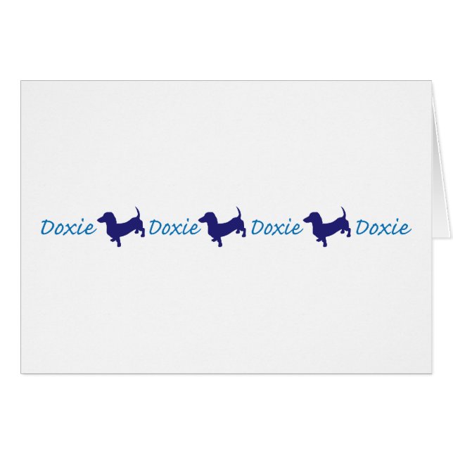 Doxie-Doxie-Doxie-Dachshund (Anverso (Horizontal))