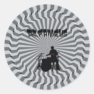 Dr. Fameus seis pegatinas 3in