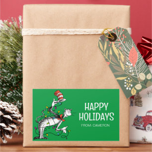 Dr. Seus   Gato en el Gorra   Etiqueta de regalo d