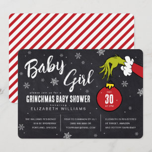 Dr. Seuss Baby Shower de la Bebé Grinch Femenina