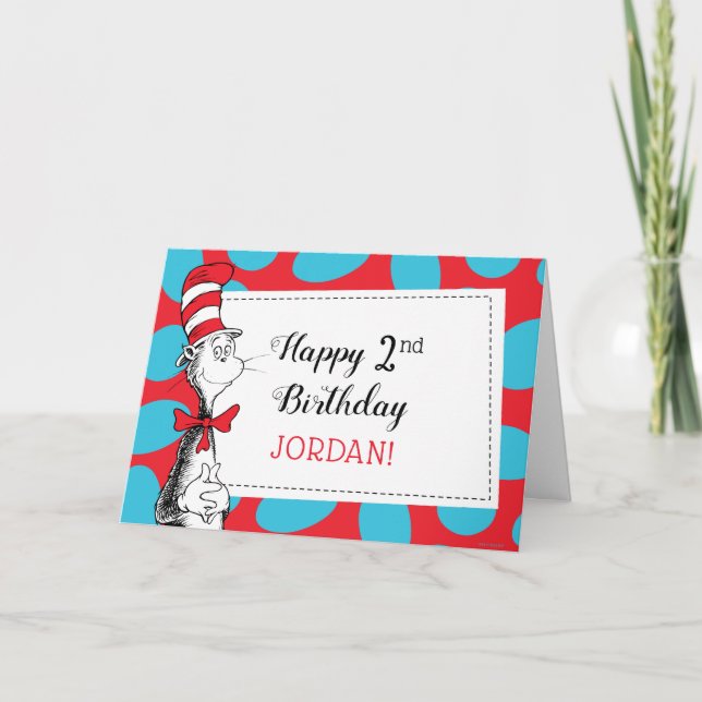 Dr. Seuss | ¡Feliz Cumpleaños Para Ti! Tarjeta (Anverso)